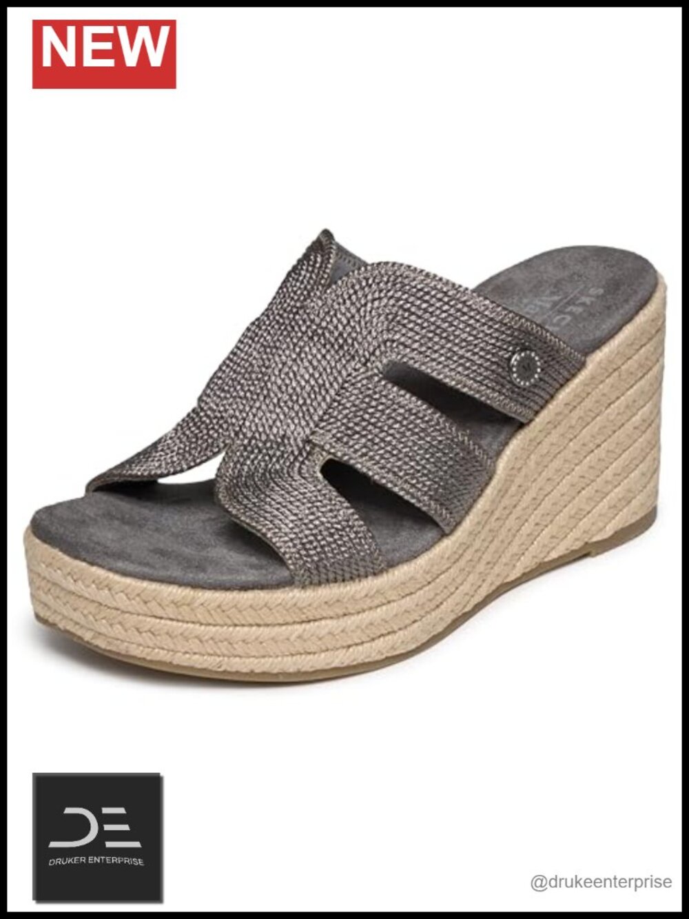 Skechers Women's Iris Unstoppable Loafer Wedge Heels 3 inch